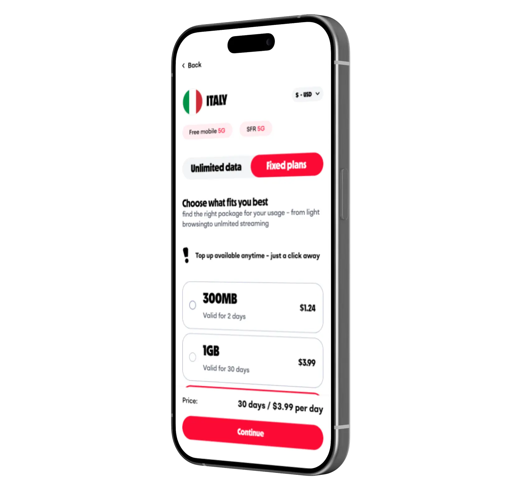 App Screens